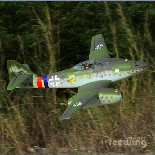 Freewing ME262 twin 70mm EDF rc jet airplane model new color