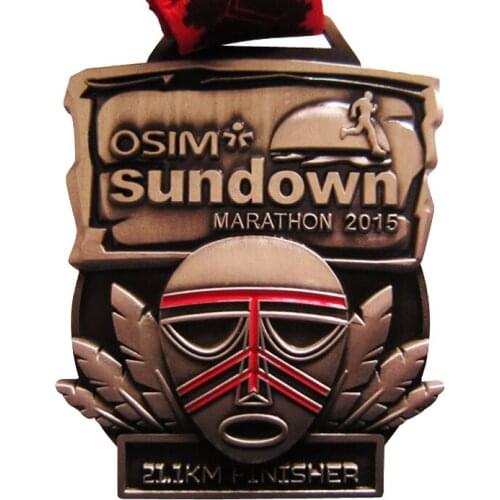 Hot Sale Custom Bronze Metal Marathon Sport Medal k20025