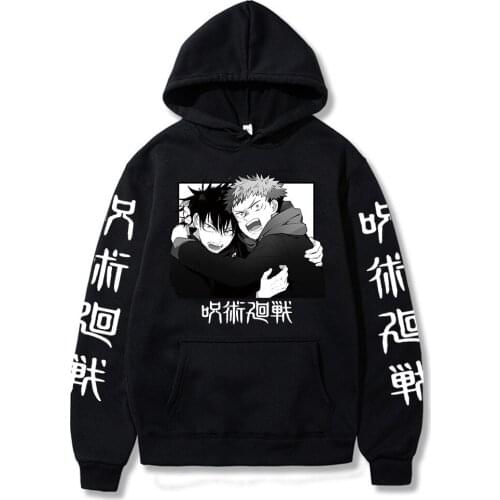 Jujutsu Kaisen Gojou Satoru Print Hoodies Japan Harajuku Style Clothing Casual Hoody Fashion Cartoons Streetwear Hoodie Tops