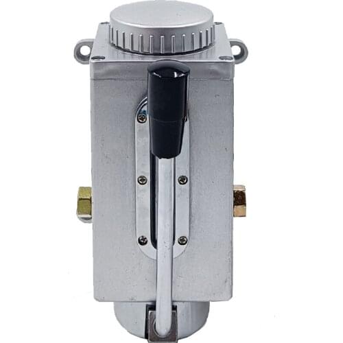 HY-8 Lubricating Manual Oil Pump Hand Lubrication 500CC CNC 4mm/6mm Double Outlet Port Manual Lubricating Pump