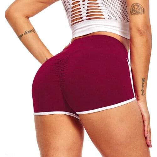 Women Jogging Shorts Casual Hip Lifting High Waist Cycling Shorts Sports Fitness Outdoor Elastic Waist Tight Leggings Streetwear