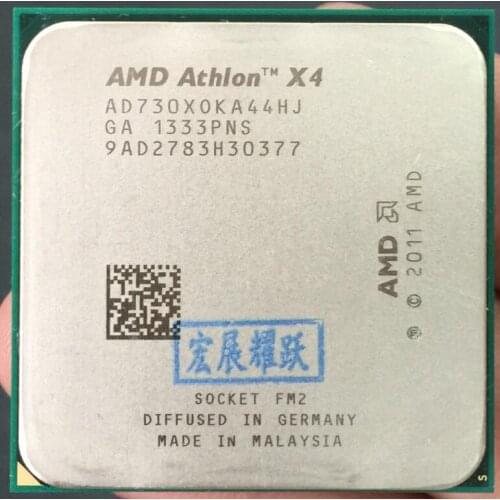 PC computer AMD Athlon X4 730 730X FM2 Quad-Core CPU 100% working properly Desktop Processor