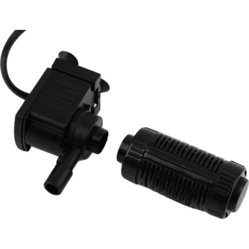 Small Round Cylinder Fish Tanks Mini Filter Water Purifier 3 in 1 Ultra-Quiet Aeration Pump