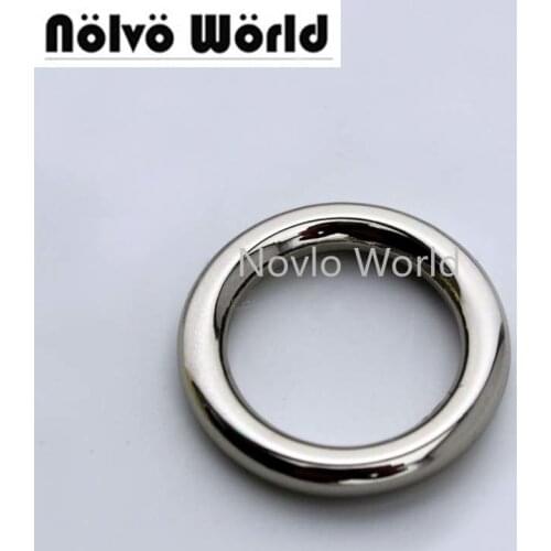 50pcs 5 colors 3.5mm thick inner 2cm (3/4") alloy silver rings o metal for handbags metal,small welded ring hardware