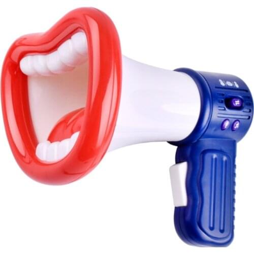 2021 New Funny Voice Changer Handheld Loudspeaker Spoof Toy with Recording Amplifier Megaphone Novelty Kids Birthday Gifts