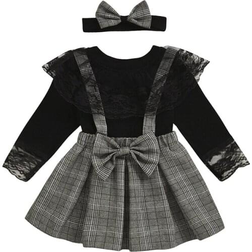 Baby Girls Spring Summer Clothing Set 3Pcs Birthday Party 2-6 Years Kids Girls Clothing Party New Year Children Girls Outifts