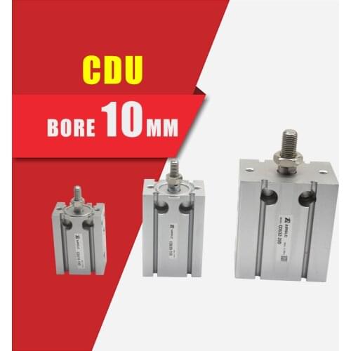 SMC TYPE CDU Cylinder CDU10-5/10/15/20/25/30/40/50D Multi position free mounting cylinder