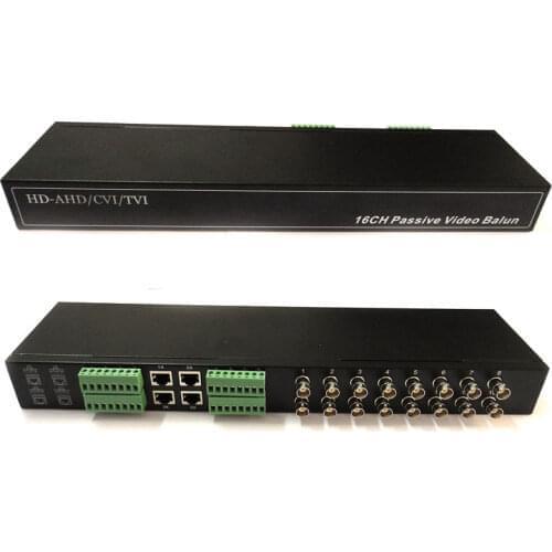 16ch 32ch 16 Channel Passive Transmitter CCTV Video Balun BNC Female to UTP Rj45 CCTV Camera DVR Cat5