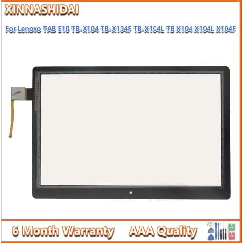 For Lenovo TAB E10 TB-X104 TB-X104F TB-X104L TB X104 X104L X104F Dispaly Touch Screen Digitizer Glass 100% Wroked