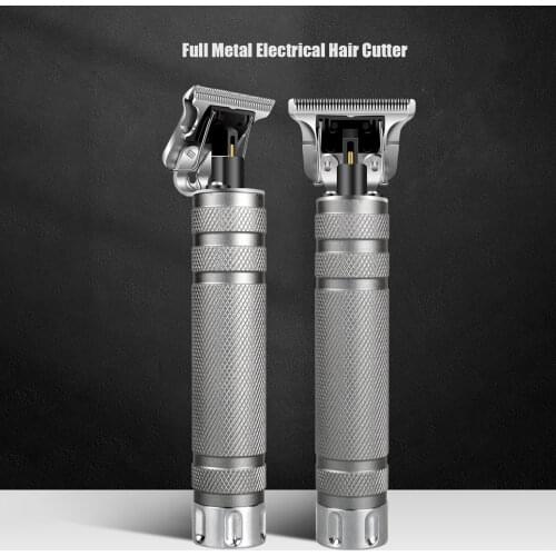 T9 Full Metal Electrical Hair Cutter Pro Hair Salon Electric Cli-ppers Trimming Engraving Hair Trimmer Barber Accessories