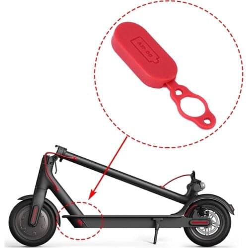 Battery Charge Port With Line Waterproof Cover Case Dust Plug for Xiaomi M365 Electric Scooter Rubber Plug Accessories