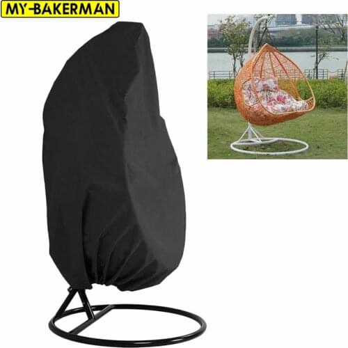 Waterproof Outdoor Patio Chair Cover Egg Swing Chair Dust Cover Protector With Zipper Protective Case Hanging Egg Chair Cover