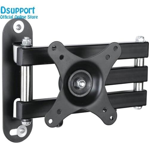 MA2770 Full Rotating 10-27" LCD TV Wall Mount Retractable Monitor Holder Bracket