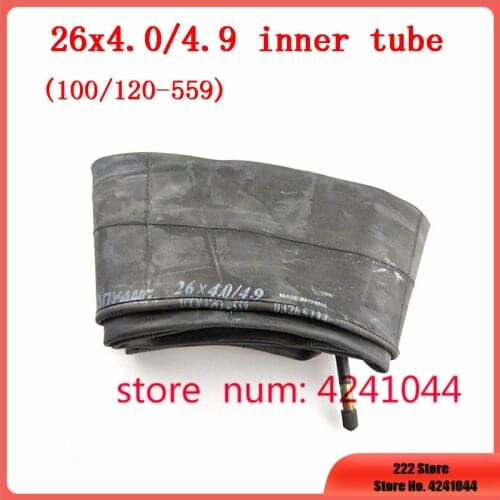 High-quality 26 inch Snow Ground Bike tire tube 26x4.0 /4.9 ( 100/120-559 ) inner tyre for beach Bicycle cross-country bike