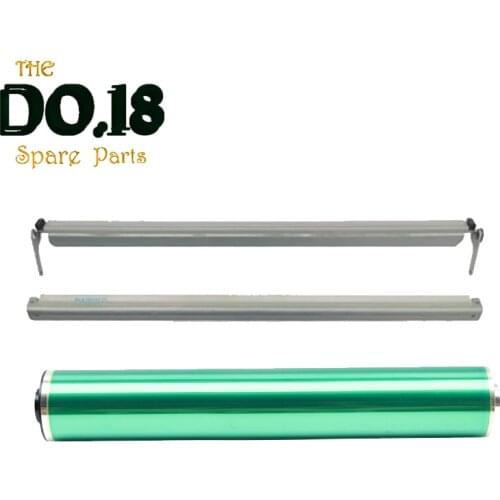 1setX Sub & Main Drum Cleaning Blade+OPC Drum For Konica Minolta C1060 C1070 C2070 C3070 1060 1070 2060 1060L 1070L 2060L 3070L