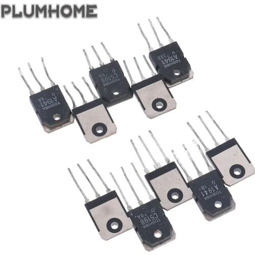 10PCS 2SC5198 2SA1941 TO3P TO-3P Transistor Original Authentic Home Power Tools Original Disassembled Power Amplifier Pair Tube