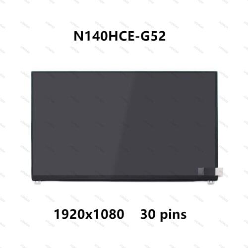14.0" IPS LCD LED Screen Panel Matrix For Dell 1920x1080 FHD Display N140HCE-G52 NV140FHM-N47 B140HAN03.4 LP140WF7-SPH1 0KW8T4