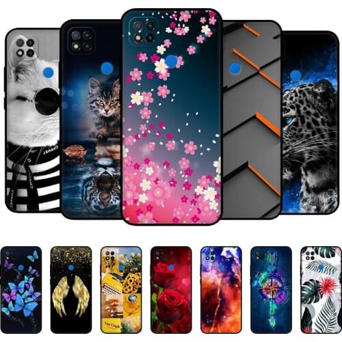 For xiaomi redmi 9C Case Back Phone Cover For redmi 9C NFC 6.53" etui bumper coque dropshipping Soft Silicon Bag black tpu case