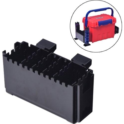 Fishing Bait Holder Vertical Inserting Device External Bait Box Luya Fishing Box Special Bait Box For MEIHO Box
