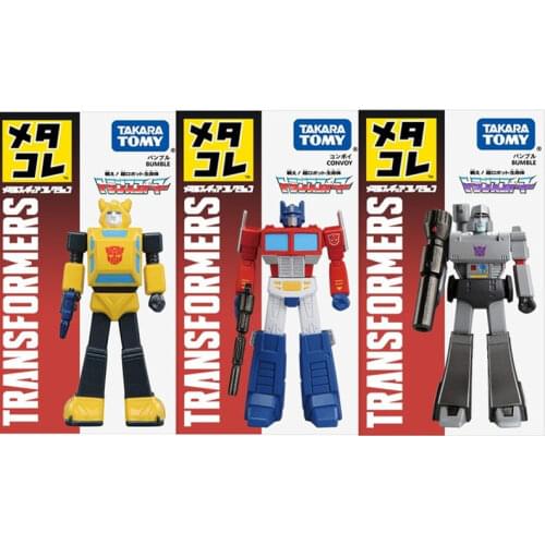 Takara Tomy Transformers Optimus Prime Figure Megatron Bumblebee Diecast Metal Model Toy Gift Collectible