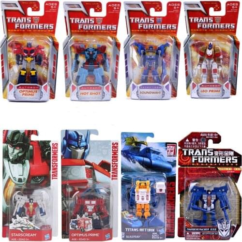8cm Hasbro Transformers Speelgoed Anime Figures Legendary Optimus Prime Megatron Starscream Transformers Toys Action Figure