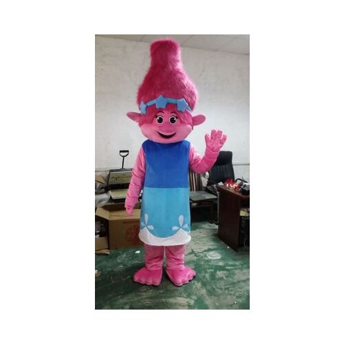 Poppy&Branch Mascot Movie From Dream Works Trolls Costume Mascot Cosplay Theme Mascotte Carnival Costume Halloween Gift