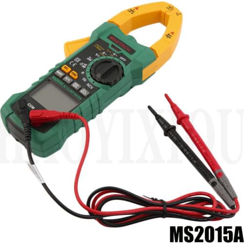 MASTECH MS2015A 1000A AC Current Clamp Meter AC DC Voltage Meter True RMS Digital Multimeter Frequency Capacitance Tester NCV