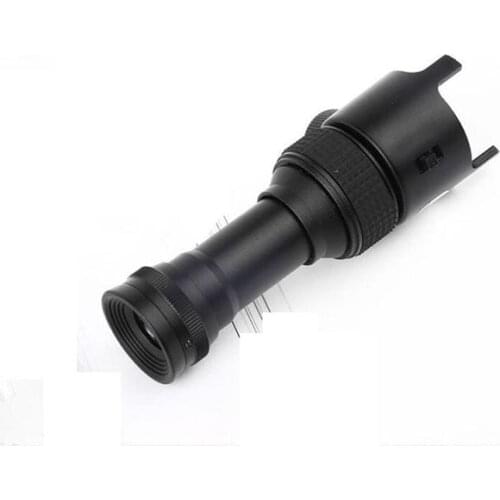 Portable 50X Microscope With LED Light & Reticle For Jade Jewelry Identification