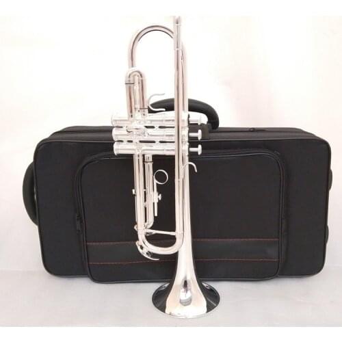 New MFC Bb Trumpet 6310 Silver Plated Music Instruments Profesional Trumpets Student Included Case Mouthpiece Accessories