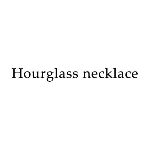Hourglass necklace