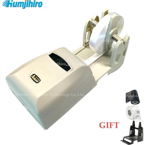 Thermal Transfer Label Printer Washing Label Printing Machine Satin Ribbon Printer With Paper Holder Ribbon Silk Clothes Label