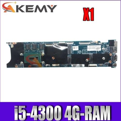 Thinkpad is suitable for X1 Carbon 2nd Gen i5-4300 4G notebook motherboard. FRU 00UP975 00HN777 00HN765 04X5588 04X6405 00UP976