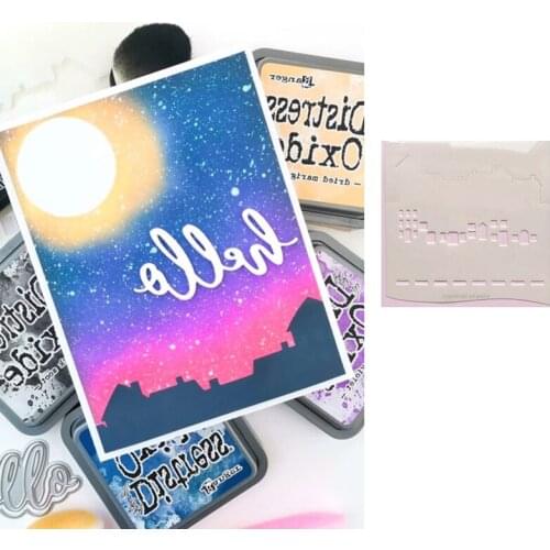 Street Scene Builder Stencil for 2021 Scrapbook Diary Decoration Embossing Template Stamps Diy Greeting Card 2021 New Arrival