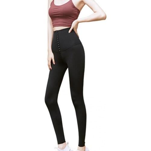 Women Compression Cropped Yoga Pants High Waist Stretch Leggings Tummy Shapewear Sexy Push Up Sport Leggings For Women