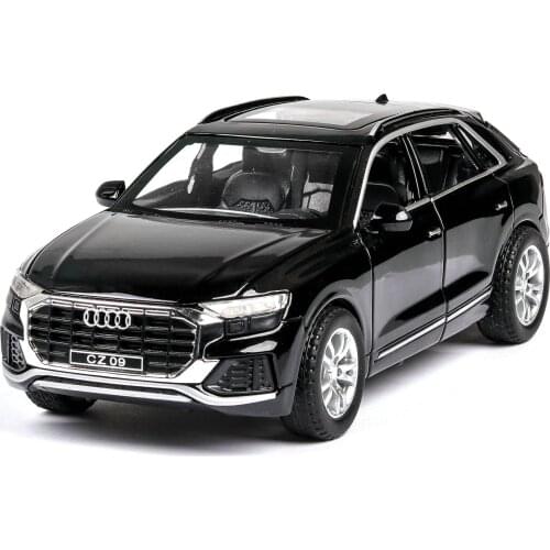 1: 32 Die Cast Model Cars Collection Electronic Flashing Vintage Retro scale automobile Alloy Vehicle Coche Children Toys Q8