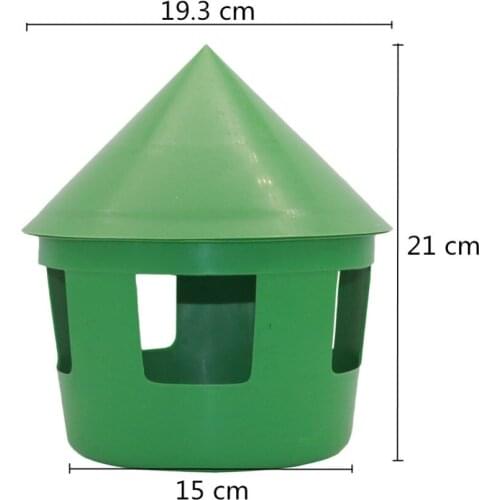 1PC Pigeon industry Bird appliances Foot ring Pigeon Supplies Health sand sandbox Saline box Food containers Green