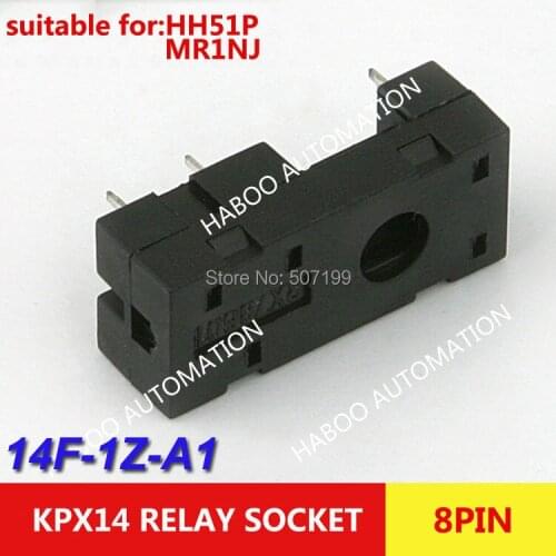 100pcs 5PIN switch socket Relay socket KPX14 PI-35-0 mini relay socket 10A 300V