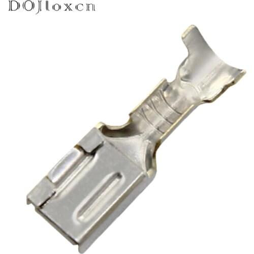 20 Pcs 4.8 Series Suitable For Automotive Electronic Fan Terminal Wiring Copper Terminal DJ621-4.8*0.8B Plug Spring