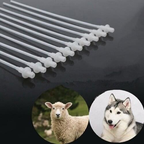 Big deal 50PCS Artificial Insemination Rods Breeding Catheter Tube Dog Sheep Goat 10 Inch