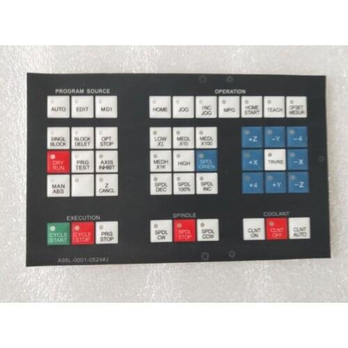 A98L--0001-0524#J Membrane film for CNC Panel repair~do it yourself,New & Have in stock