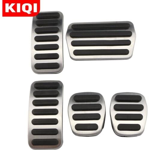 Car Stainless Steel Styling Accelerator Clutch Brake Pedals Fit for Volvo S40 V40 C30 AT MT Non-slip Pedal Cover Accessories