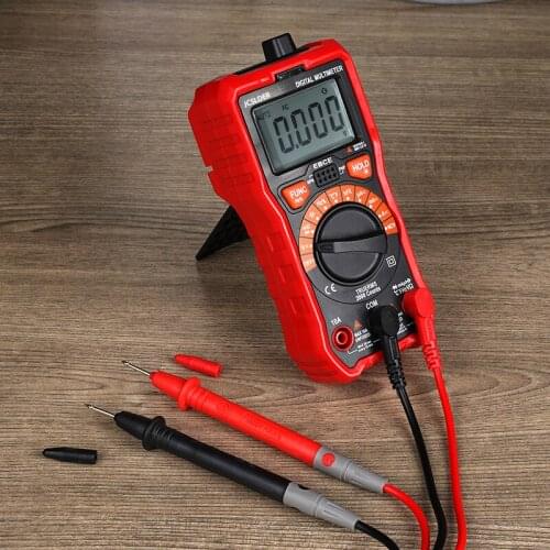 QHTITEC Multimetro Digital Tester Auto Ranging 6000 Counts AC/DC Voltage Meter Flash Light Back Light LCD Display Multimeter