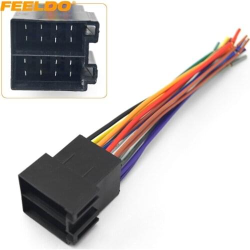 FEELDO Car OEM Audio Stereo Wiring Harness For Volkswagen/Audi/Mercedes Install Aftermarket Stereo #MX1770