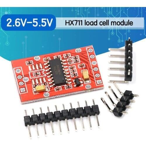 HX711 Dual-channel 24-bit A/D Conversion Weighing Sensor Module with Metal Shied