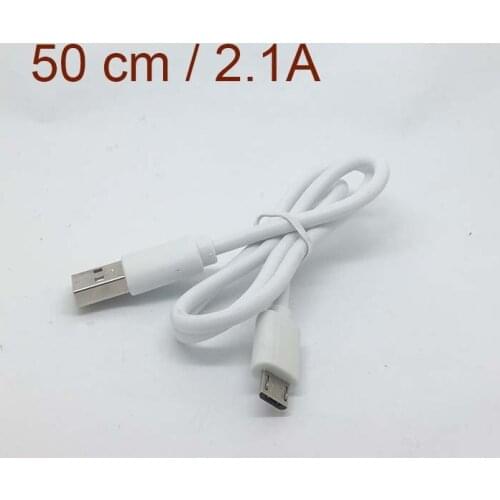 2.1A fast charge 30CM Micro USB Cable Type A to Micro B 5Pin D 2.1A Ultra Short 50CM Micro USB Data Charger Cable Portable