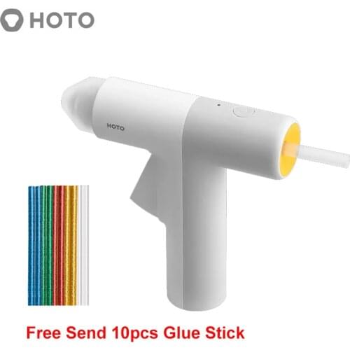 Youpin HOTO Hot Melt Glue Gun, 4V, Lithium Battery, Cordless Glue Glue, With Glue Stick 125mm, Home DIY Tools, Hand Craft Tools