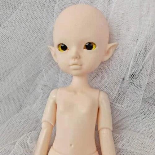 22cm Heigh Human/ Elf Doll DIY Practice Model Toys No Make Up BJD Doll Normal Skin Nude Doll Random Eyes BJD Elf Doll Gifts