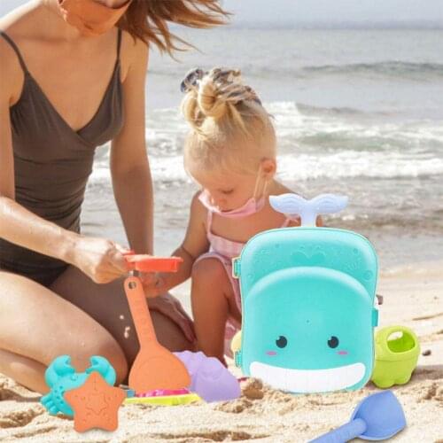 Beach Toys For Kids Baby Beach Game Toys Children Sandbox Set Kit Summer Toys For Beach Play Sand Water Game Trolley Case