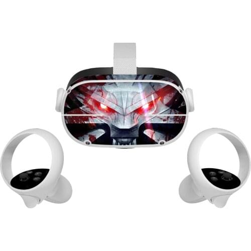 Skin Sticker for Oculus Quest 2 Headset Virtual Reality Decoration Decals Protetive PVC Skin for Oculus Quest 2 Accessories