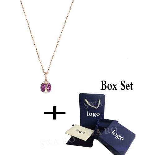 2019 New With Pendant Rose Red Decoration High Quality Crystal Wedding Jewelry